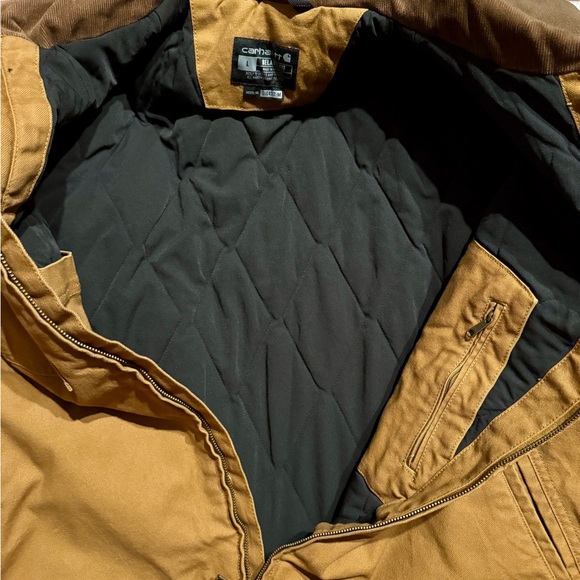 Carhartt Men’s Full Swing® Relaxed Fit Washed Duck Insulated Traditional Coat- L - Picture 6 of 10